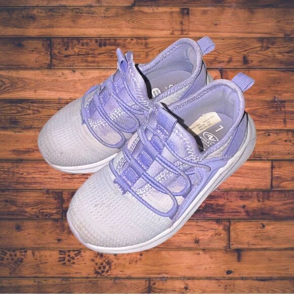 5 for $25🔥Athletic Works Lavender Purple Slip On Sneakers Girls Size 7 - Picture 1 of 7